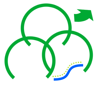 Zum Wald-Pfad. Symbol: Zum Wald-Pfad.